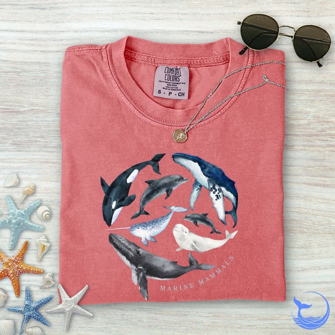 Marine Mammals Comfort Colors T-Shirt