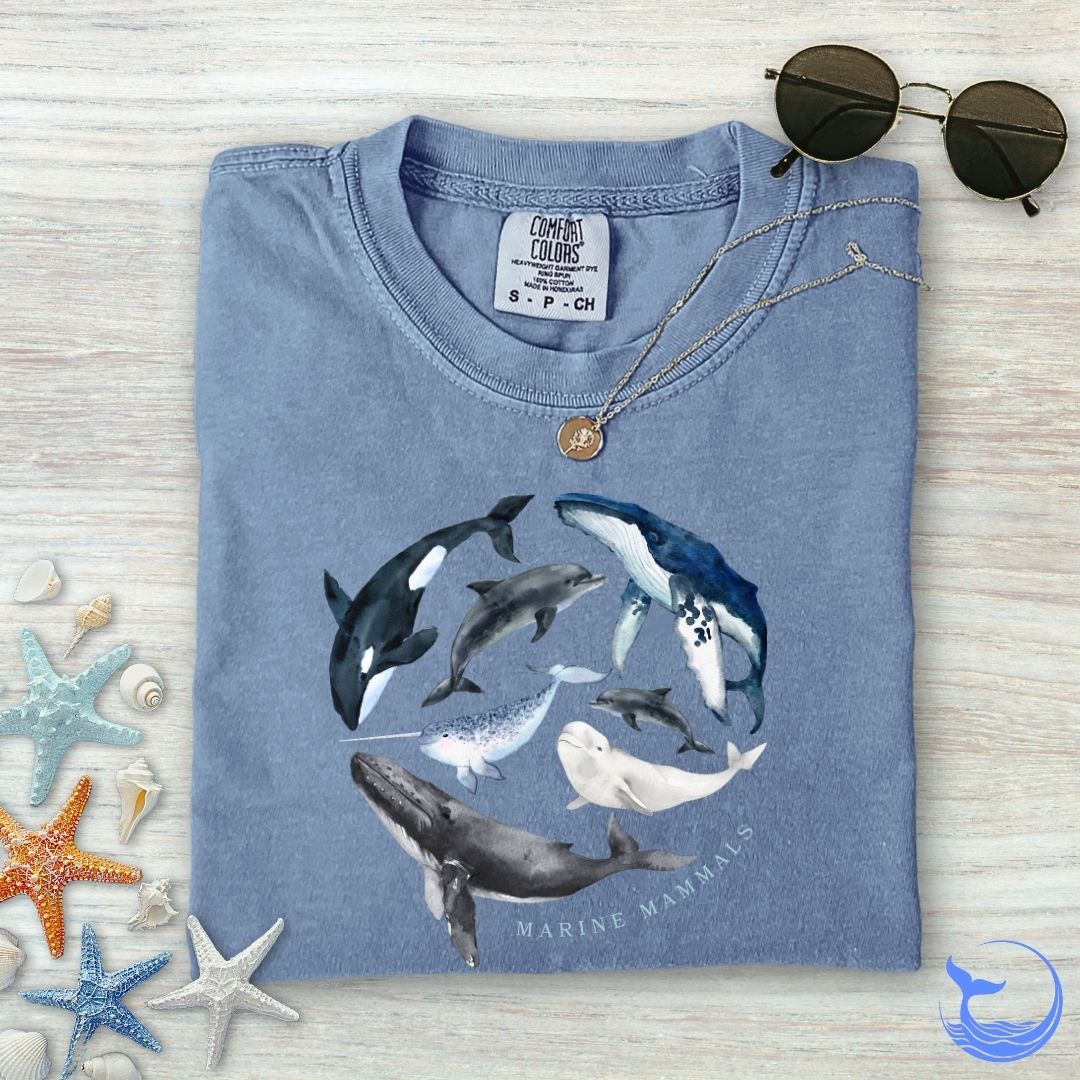 Marine Mammals Comfort Colors T-Shirt