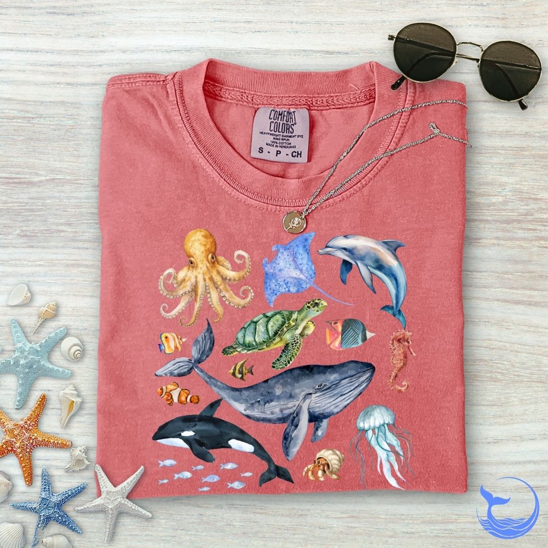 Marine Life Comfort Colors T-Shirt