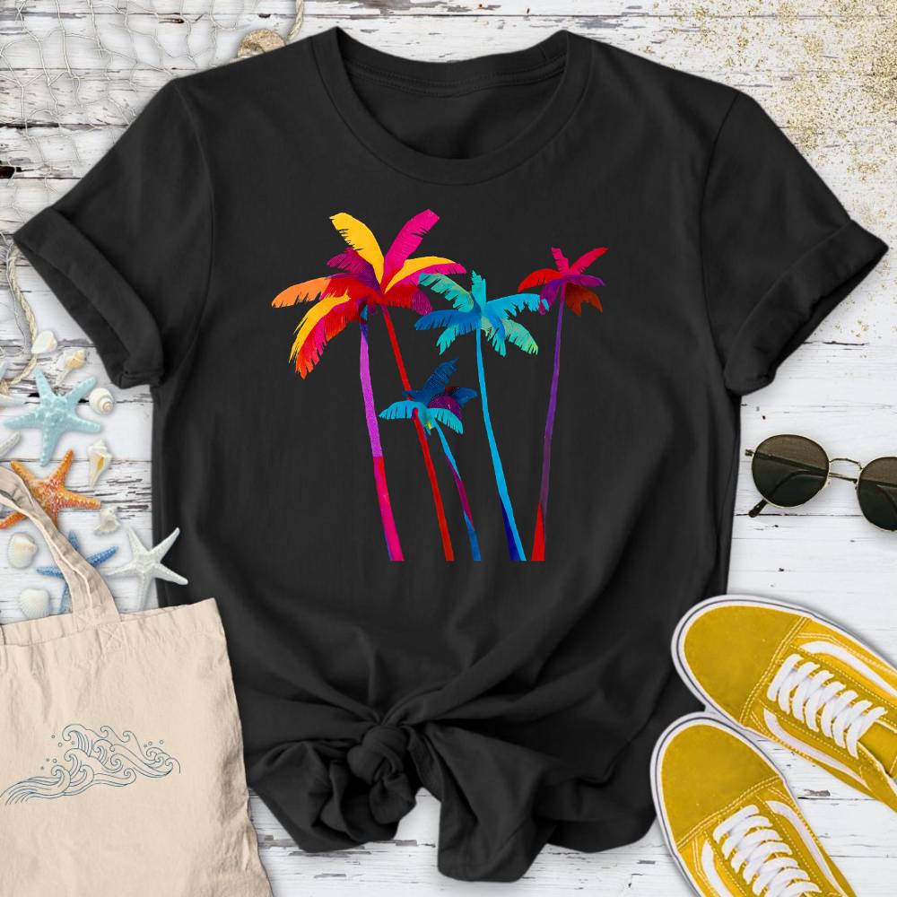 Artistic Palm Trees T-Shirt