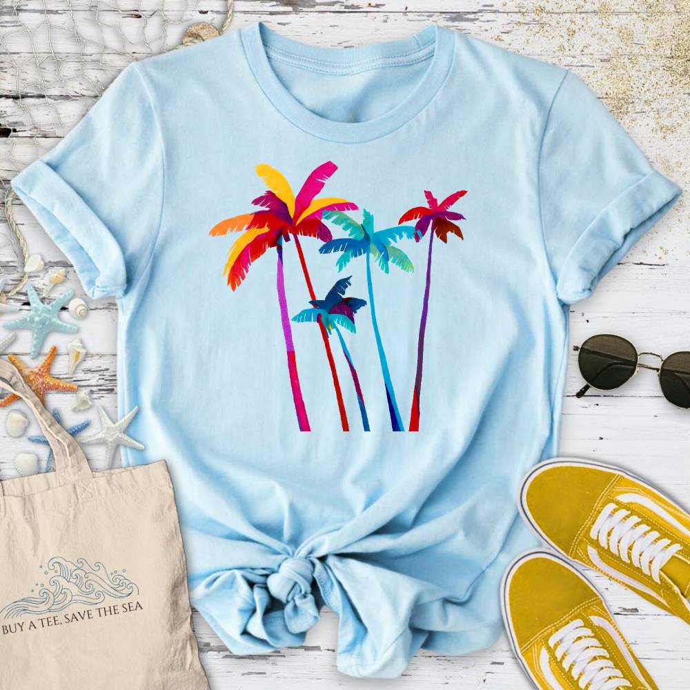 Artistic Palm Trees T-Shirt