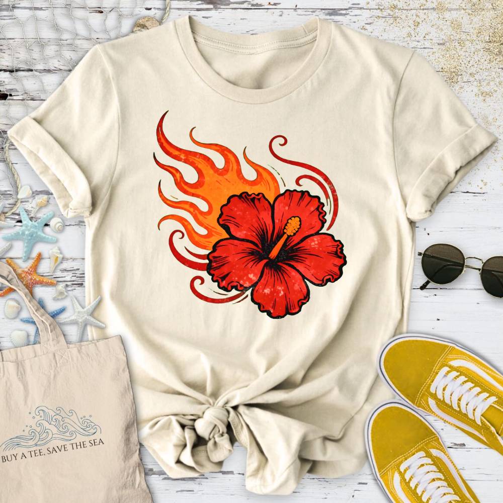 Fire Hibiscus T-Shirt