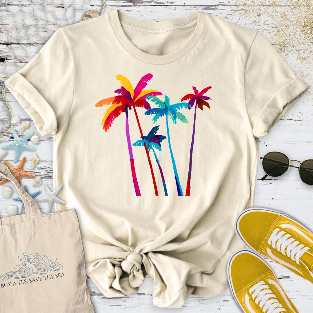 Artistic Palm Trees T-Shirt