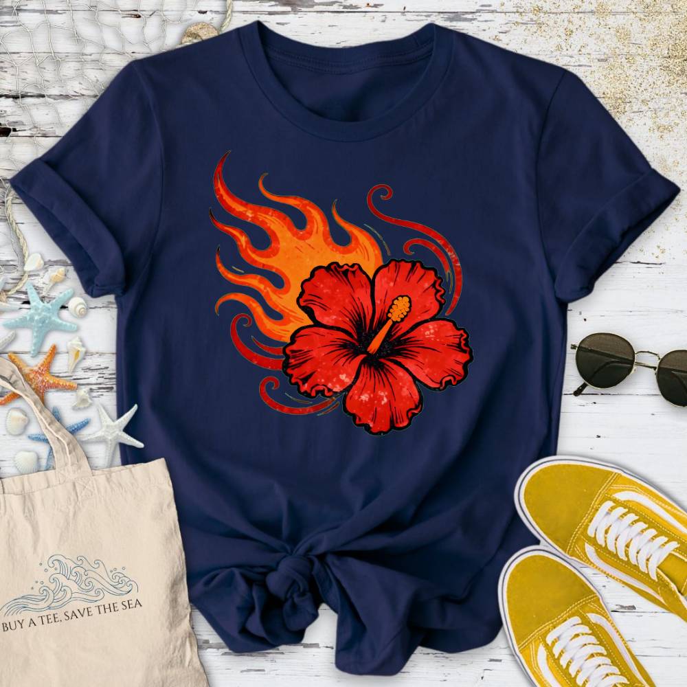 Fire Hibiscus T-Shirt