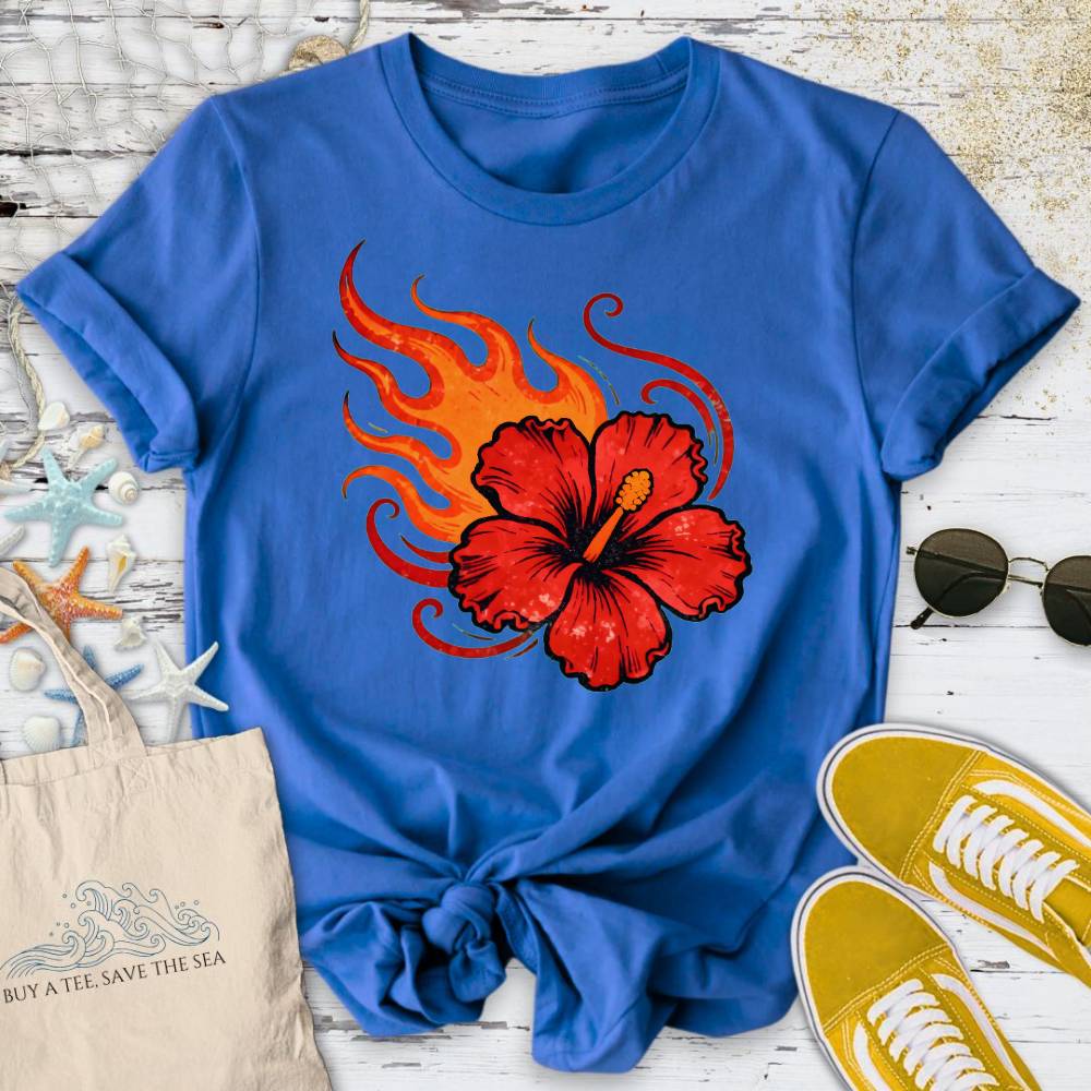 Fire Hibiscus T-Shirt