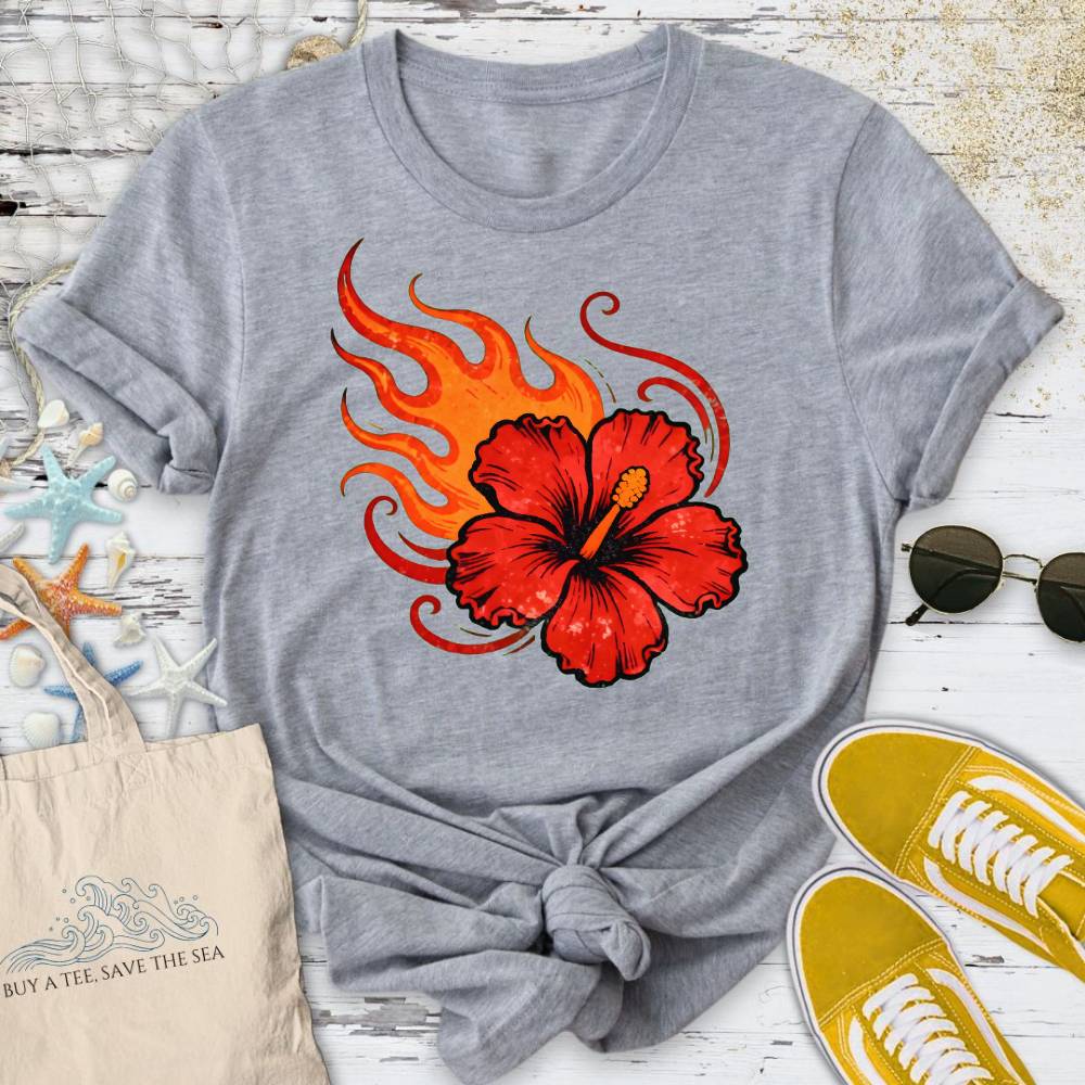 Fire Hibiscus T-Shirt
