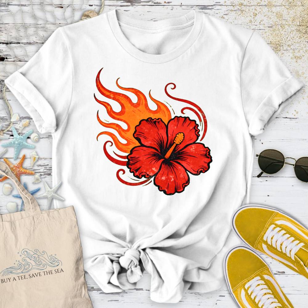 Fire Hibiscus T-Shirt