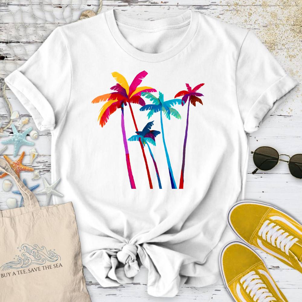Artistic Palm Trees T-Shirt