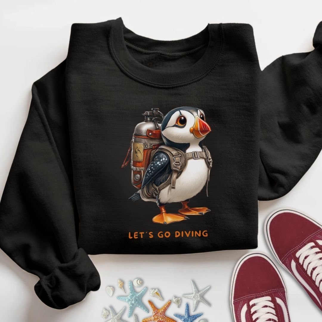 Diving Puffin Sweatshirt