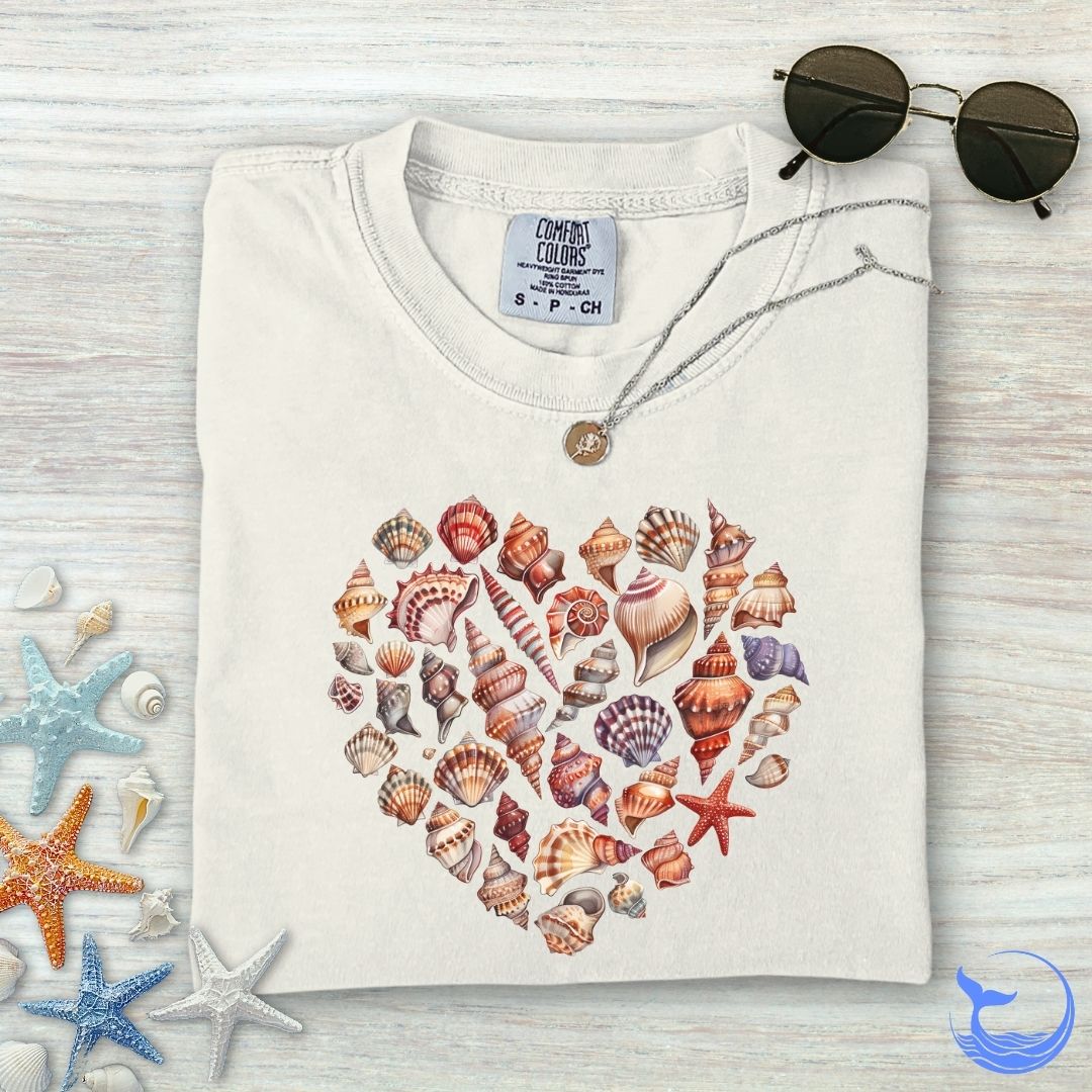 Heart Of Shells Comfort Colors T-Shirt