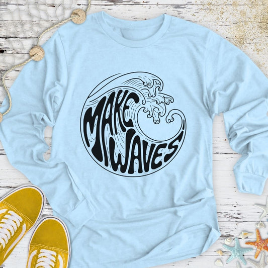 Make Waves Long Sleeve Tee