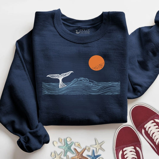 Whale Tail Sunset Sweatshirt