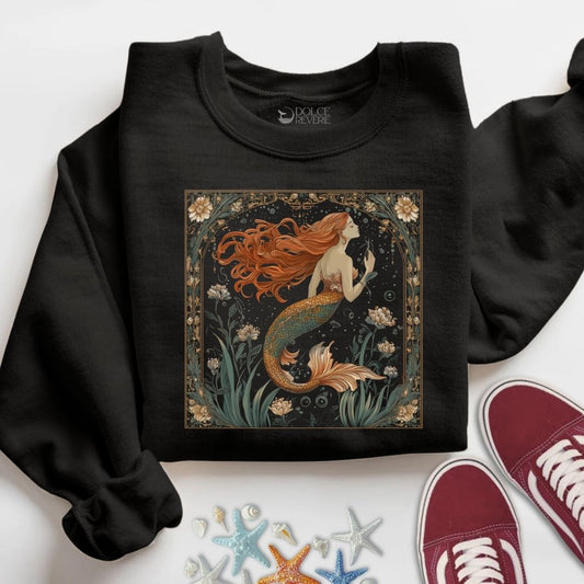Mermaid Art Nouveau Sweatshirt