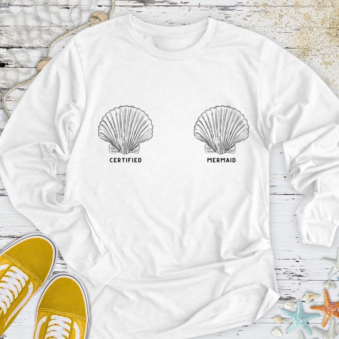 Certified Mermaid Long Sleeve Tee
