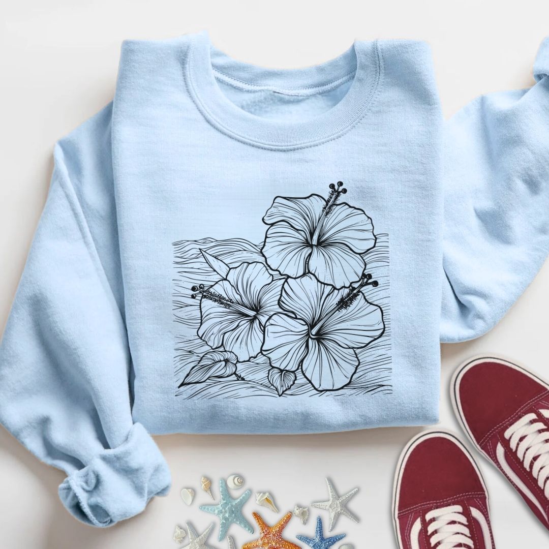 Hibiscus & Waves Sweatshirt