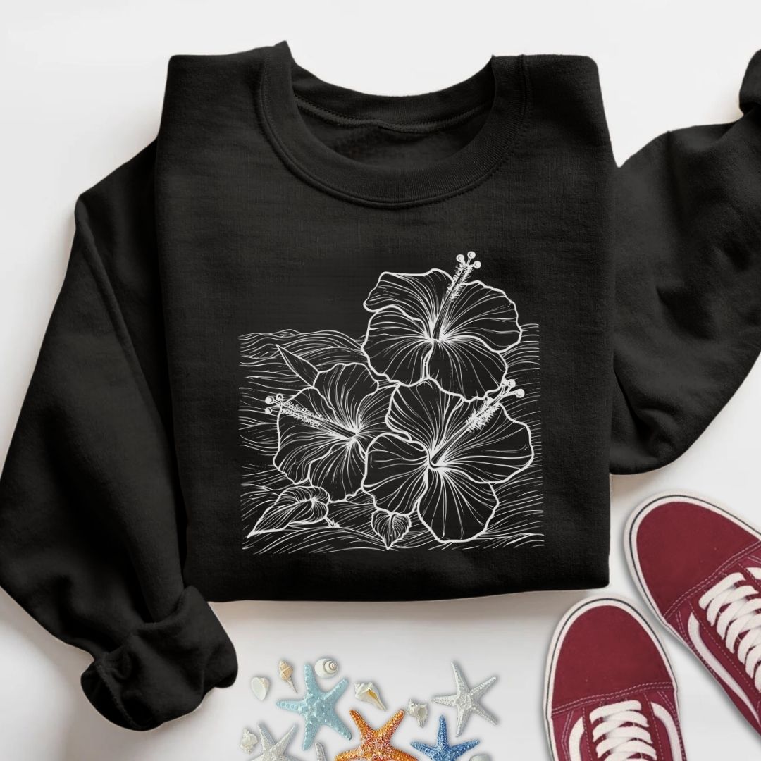 Hibiscus & Waves Sweatshirt