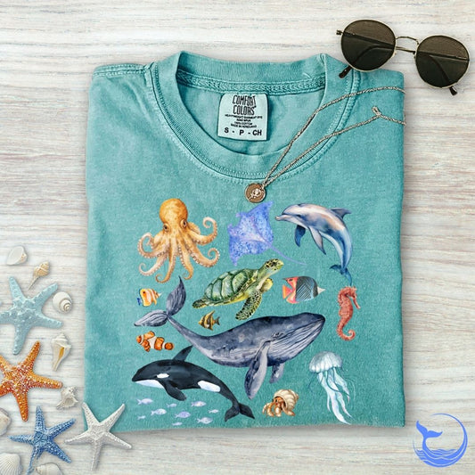 Marine Life Comfort Colors T-Shirt
