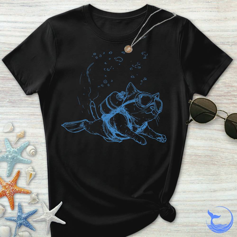 Cat Diver Women's T-Shirt