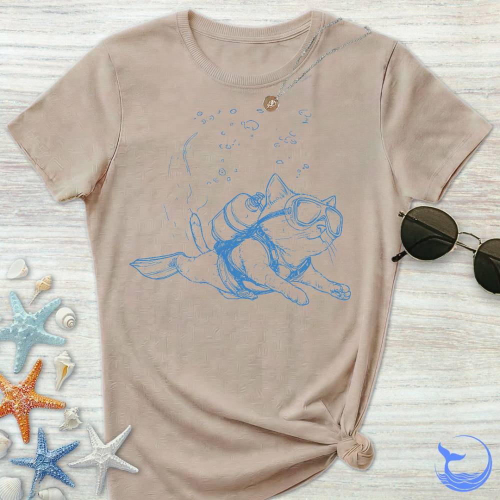 Cat Diver Women's T-Shirt