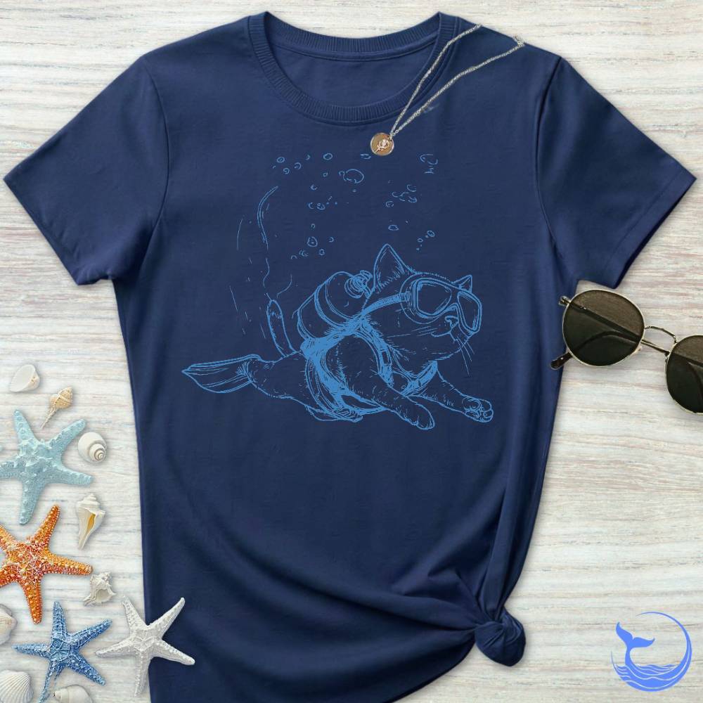 Cat Diver Women's T-Shirt