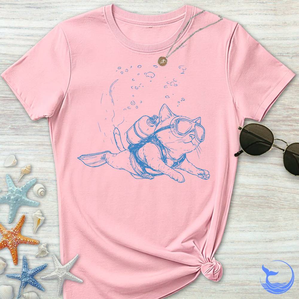 Cat Diver Women's T-Shirt