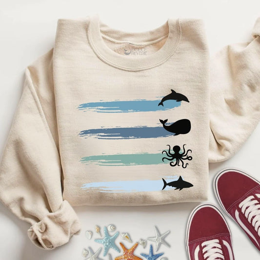Marine Paths Sweatshirt
