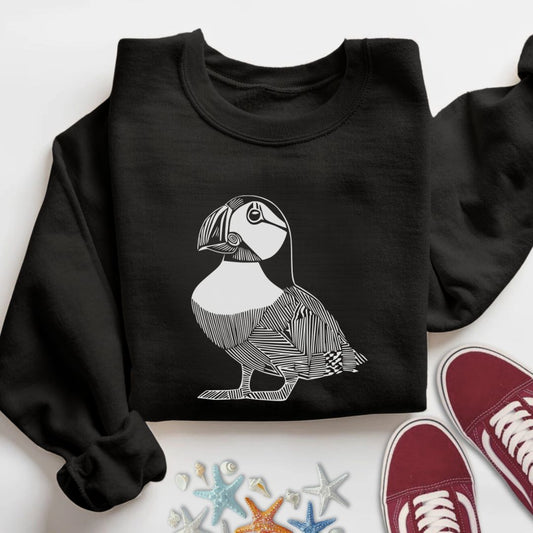 Puffin Line Art Sweatshirt