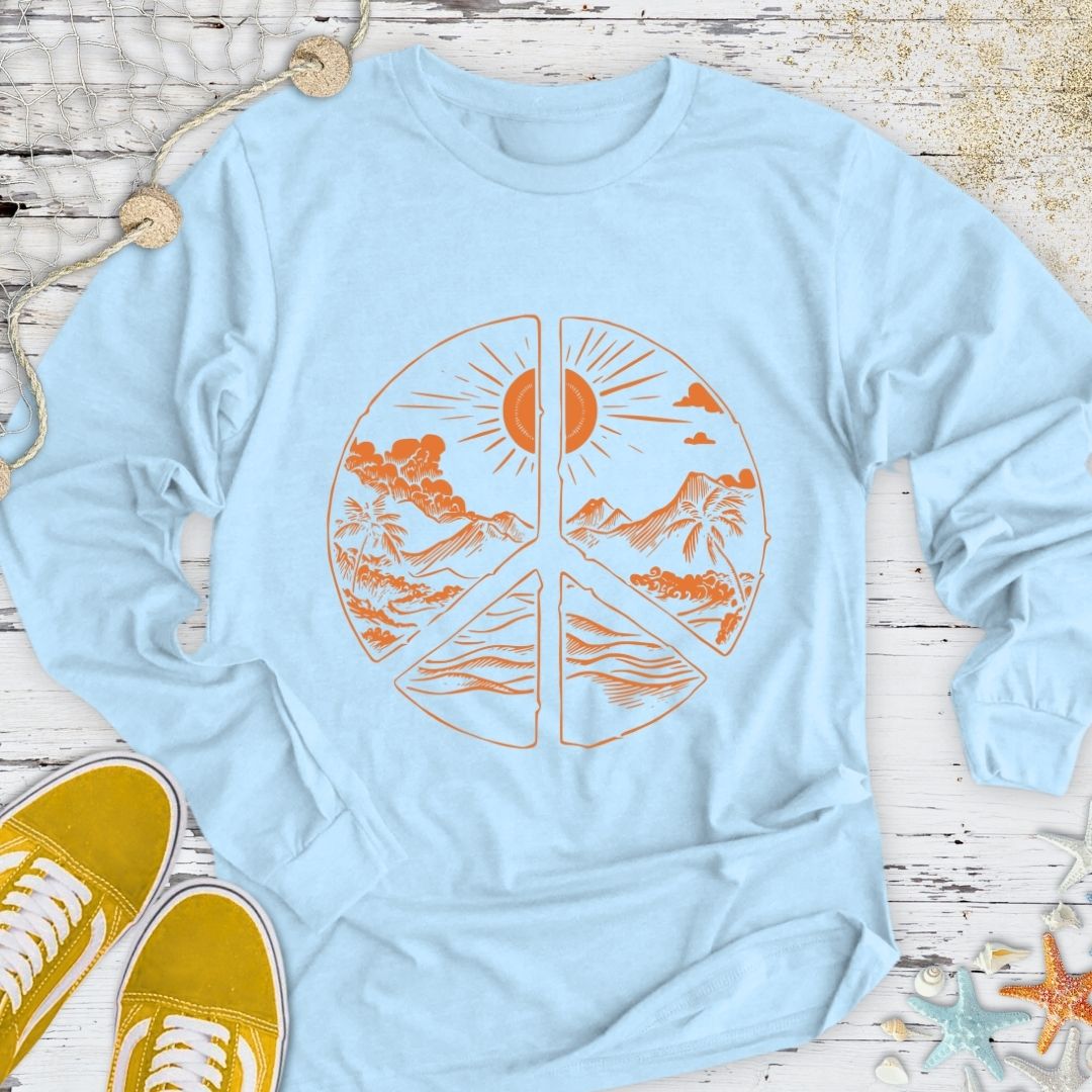 Tropical Peace Long Sleeve Tee