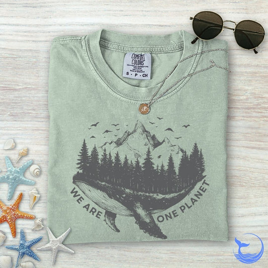 We Are One Planet Comfort Colors T-Shirt