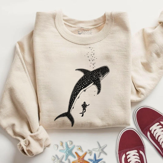 Diving With a Whale Shark Sweatshirt