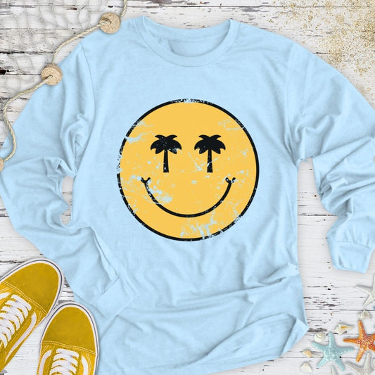 Tropical Smiley Long Sleeve Tee