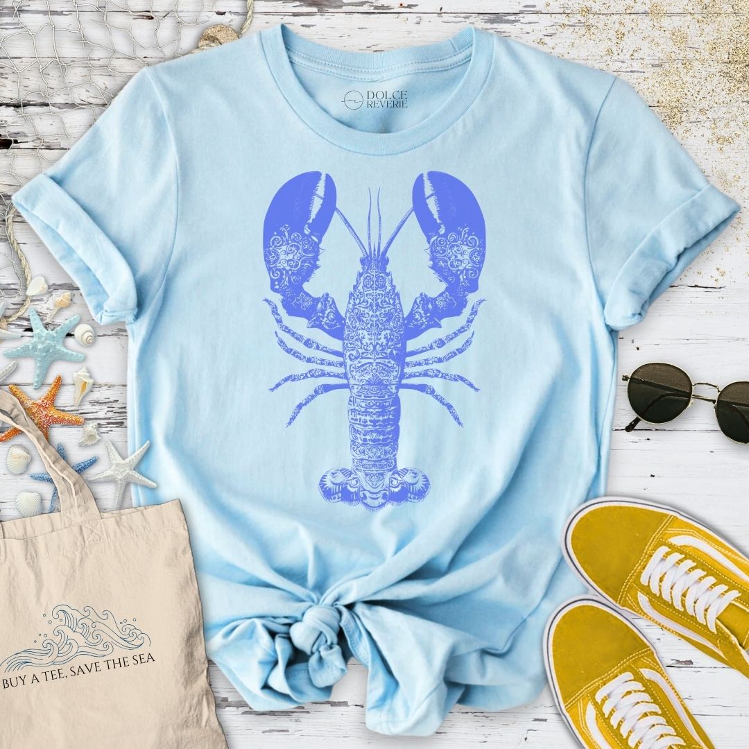 Lagosta, Portuguese Tiles Losbter T-Shirt