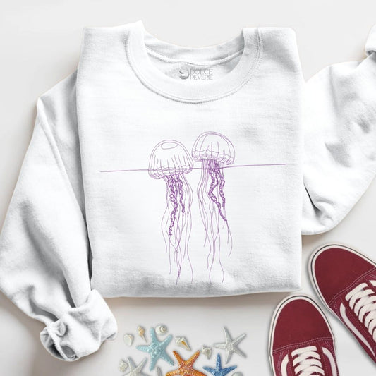 2 Floating Jellyfish Sweatshirt