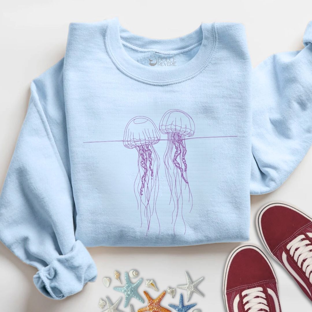 2 Floating Jellyfish Sweatshirt