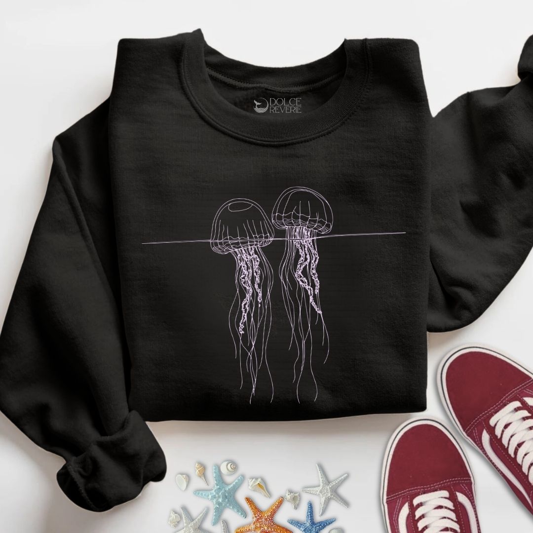 2 Floating Jellyfish Sweatshirt