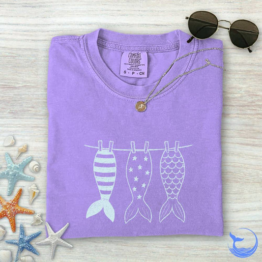 Mermaid Tails Comfort Colors T-Shirt