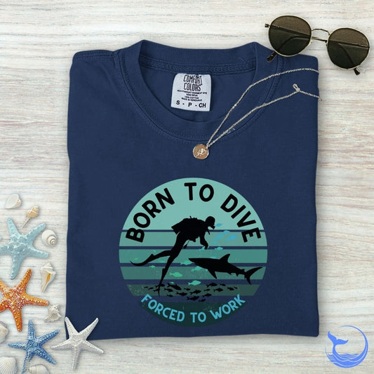 Born To Dive Comfort Colors T-Shirt