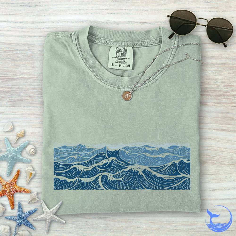 Wave Lines Comfort Colors T-Shirt