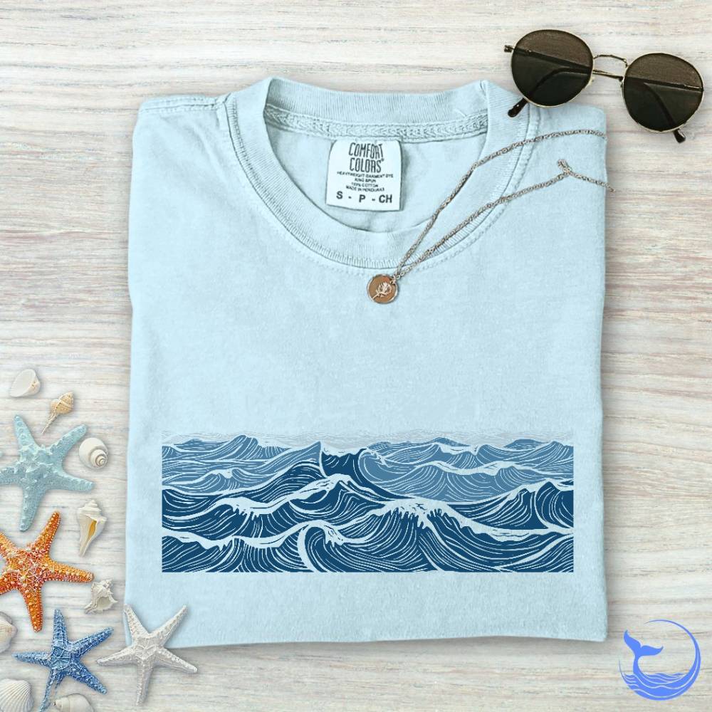 Wave Lines Comfort Colors T-Shirt