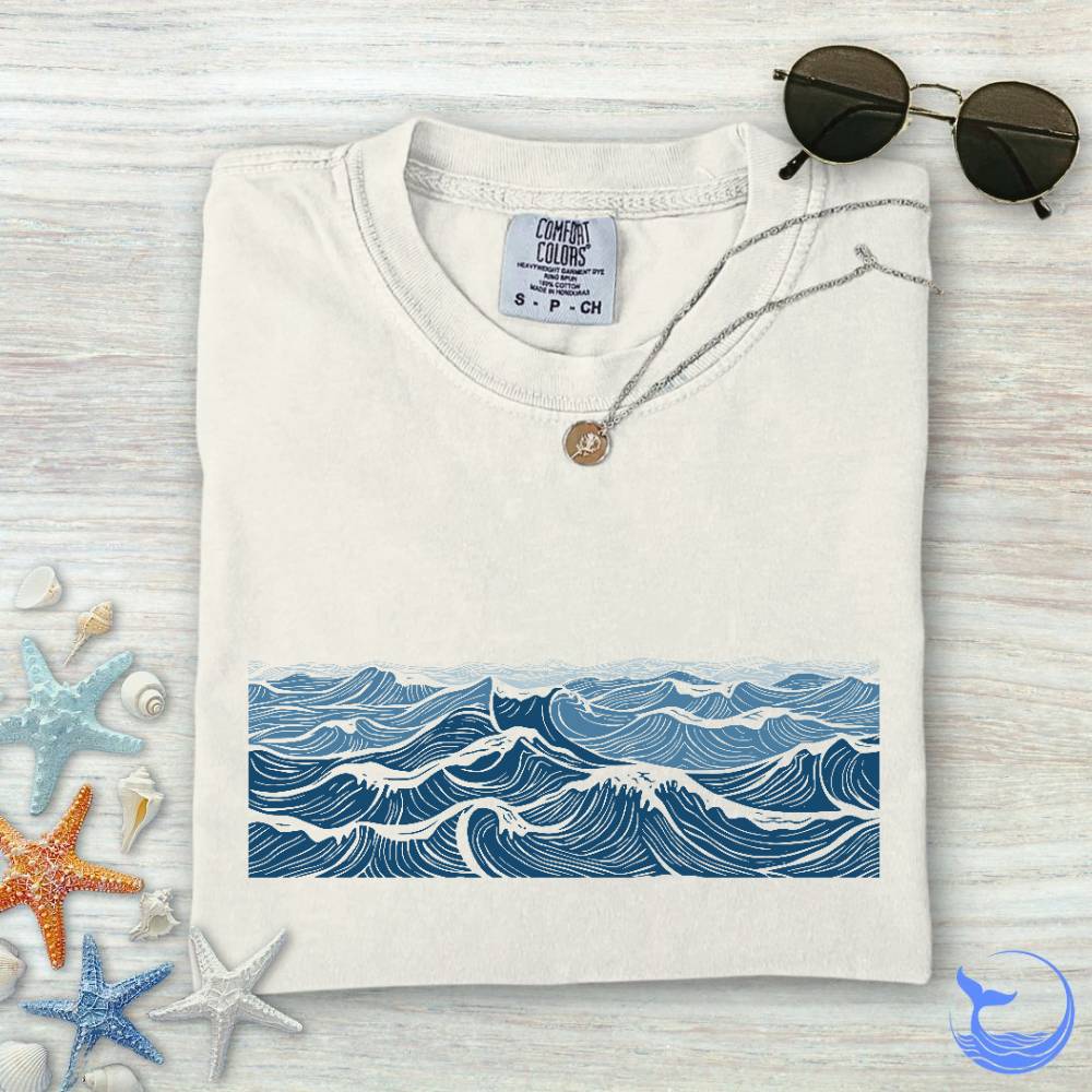 Wave Lines Comfort Colors T-Shirt