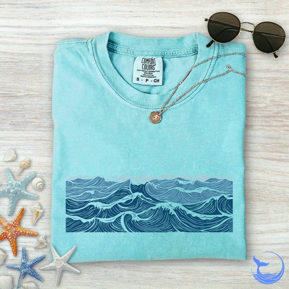 Wave Lines Comfort Colors T-Shirt