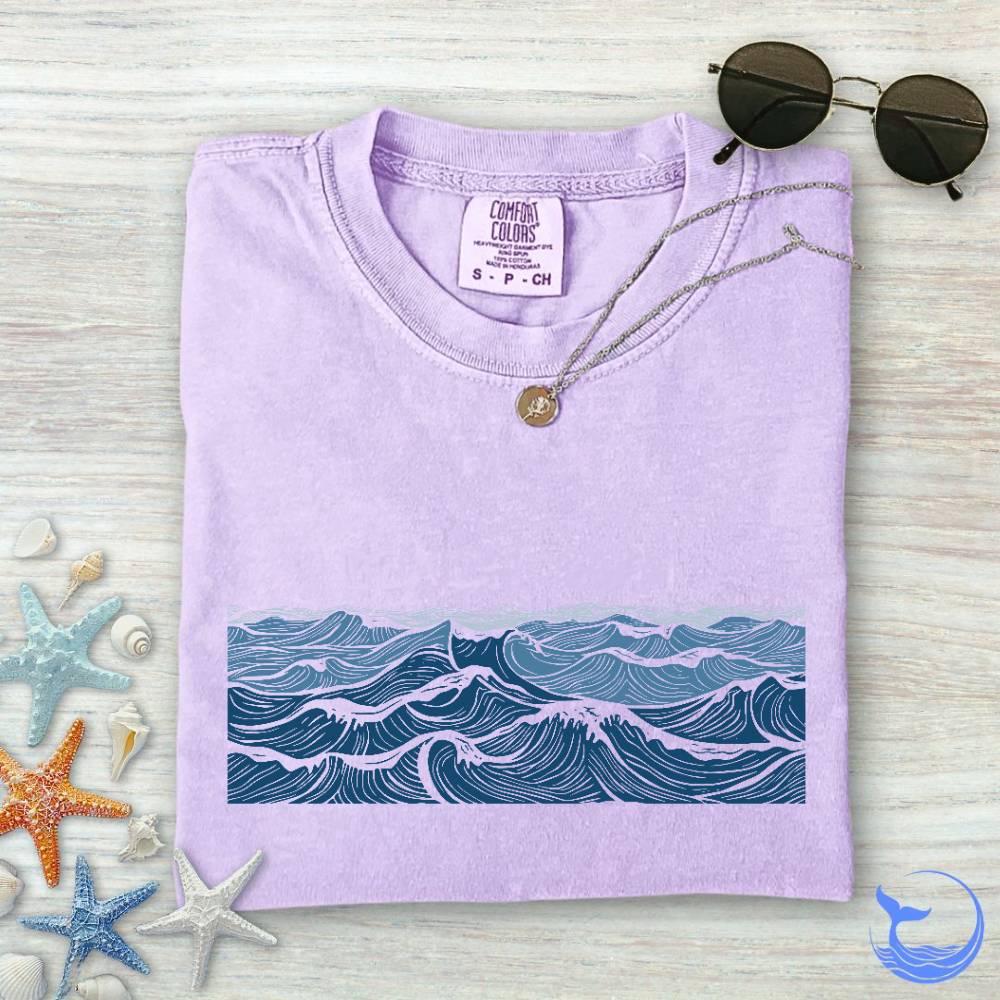 Wave Lines Comfort Colors T-Shirt