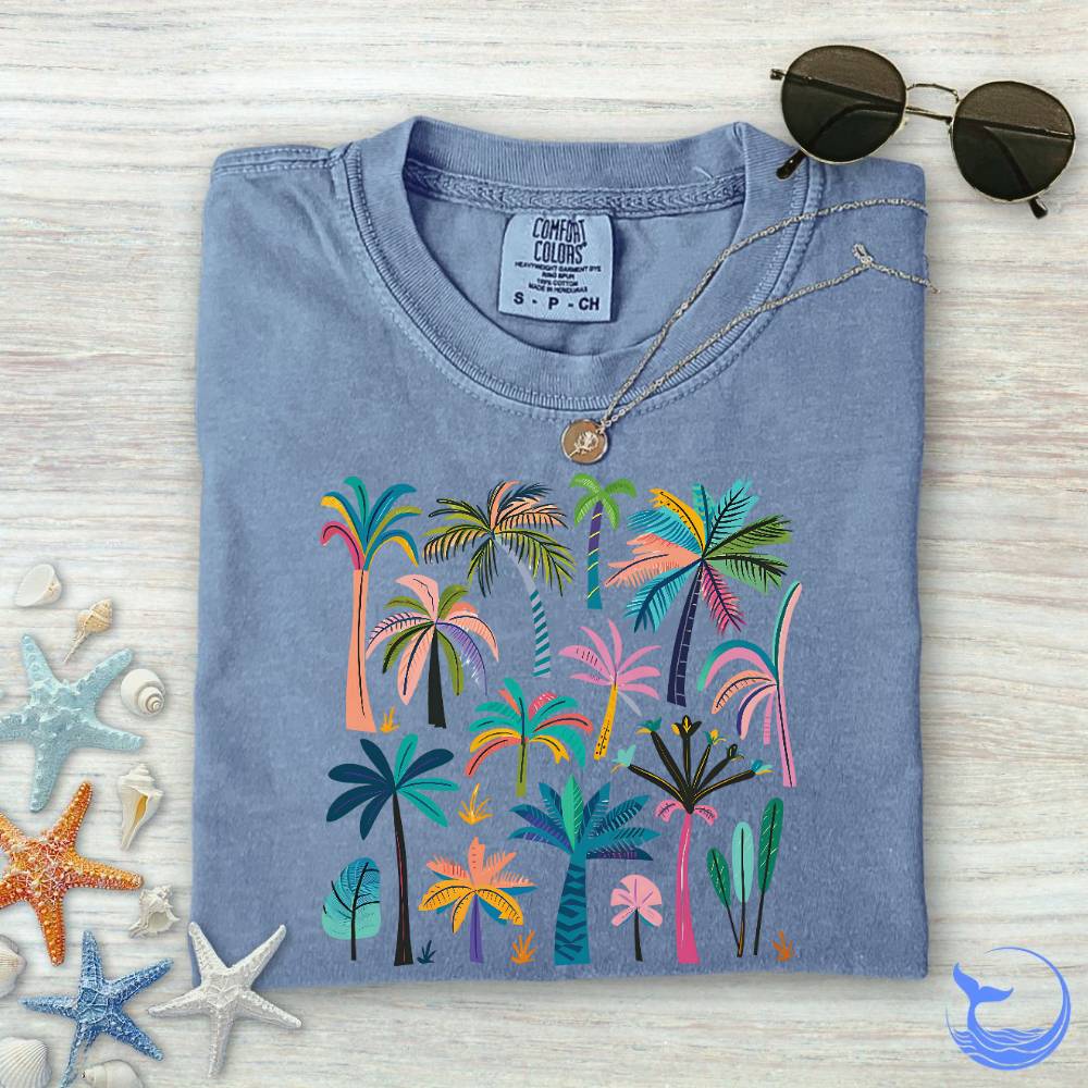 Colorful Palms Comfort Colors T-Shirt