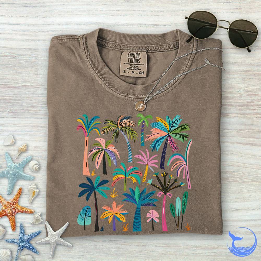 Colorful Palms Comfort Colors T-Shirt