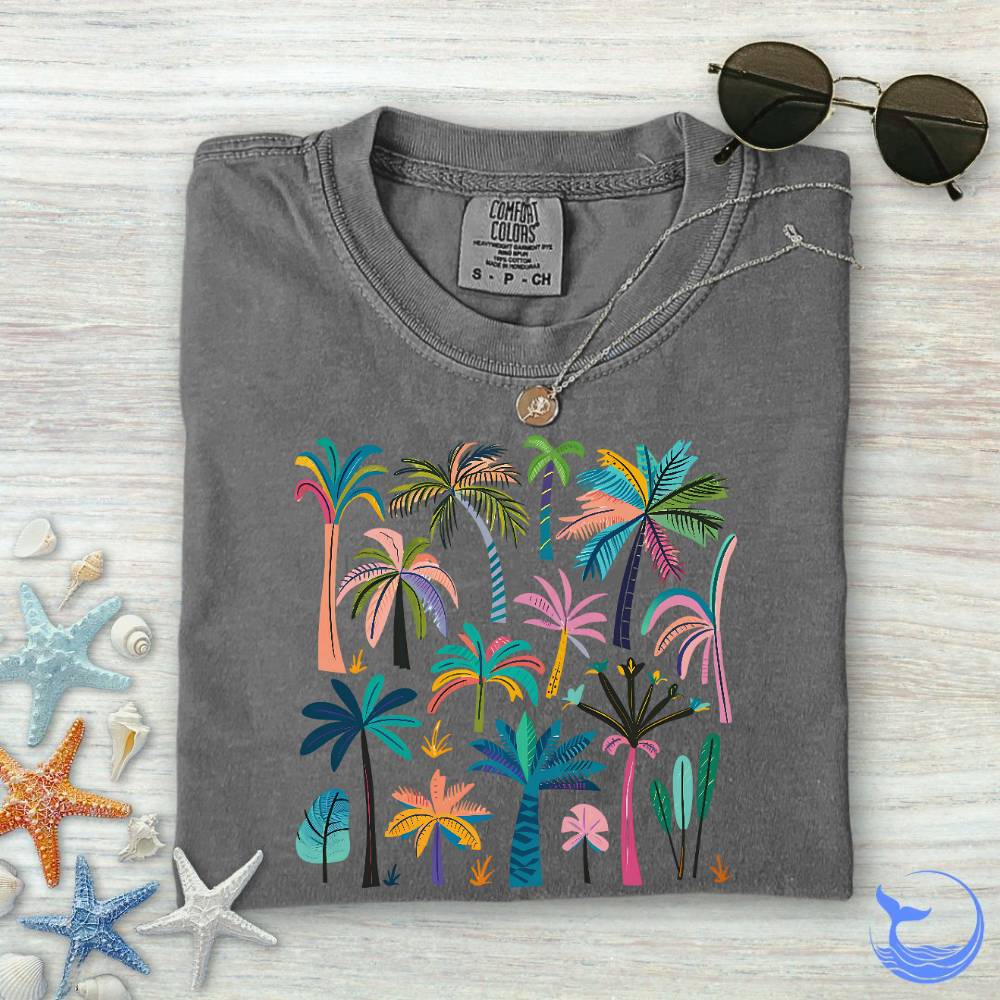 Colorful Palms Comfort Colors T-Shirt