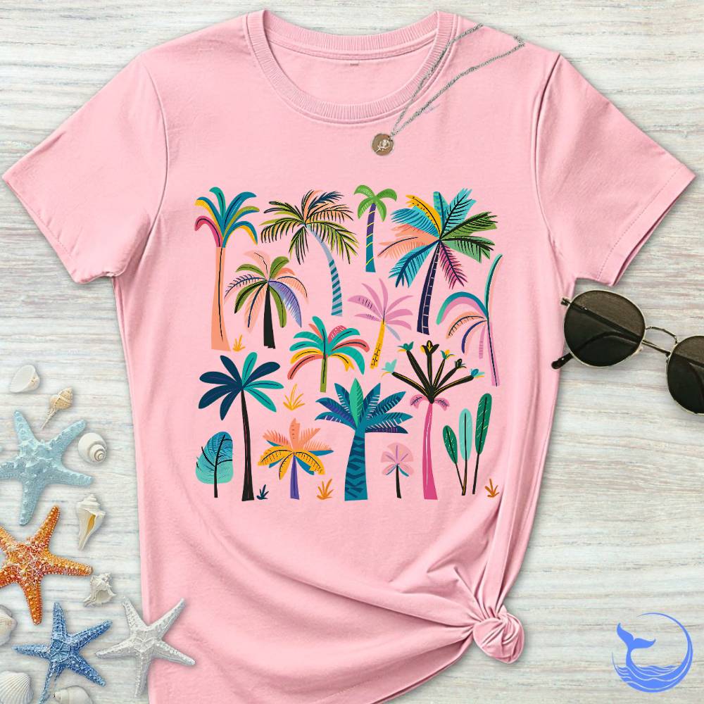 Colorful Palm Trees Women's T-Shirt