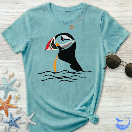 Retro Puffin Women's T-Shirt