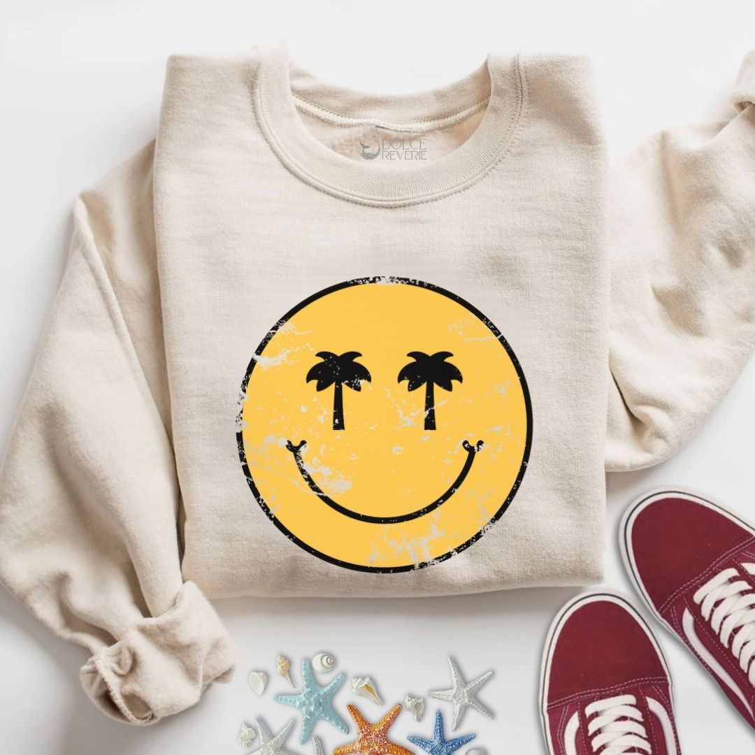 Tropical Smiley Sweatshirt