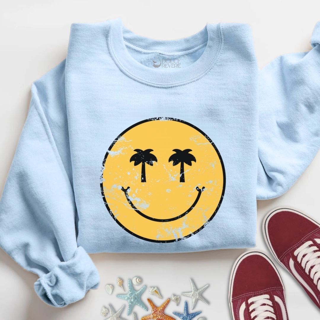 Tropical Smiley Sweatshirt