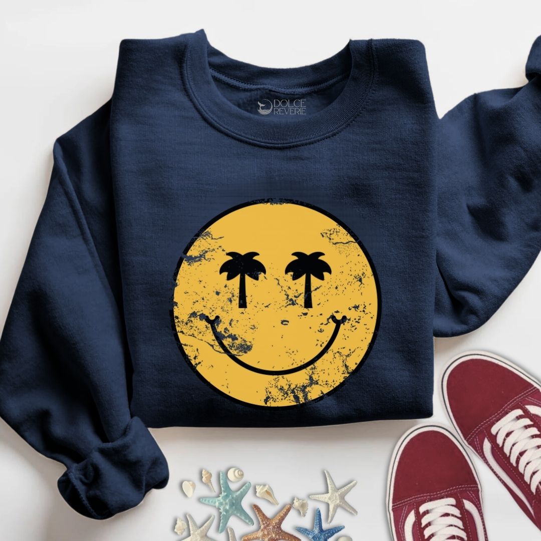 Tropical Smiley Sweatshirt